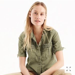 J.crew boy meets girl utility shirt